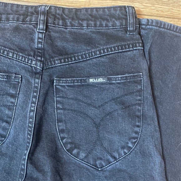 Rolla’s ELLE Super High Rise Relaxed Black jeans - Picture 12 of 13